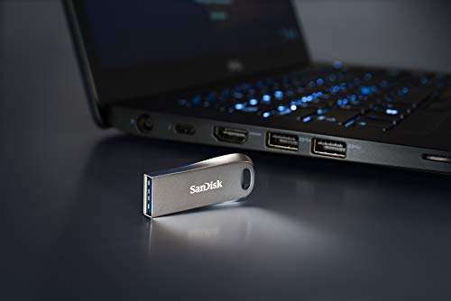 Memoria Flash USB 3.1 de 256 GB y hasta 150 MB/s de Velocidad SanDisk Ultra Luxe 