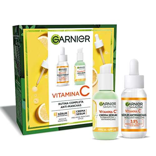 Garnier Rutina Facial Anti-manchas - Sérum con Vitamina C