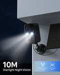 IHOXTX Camara Vigilancia WiFi Exterior Solar