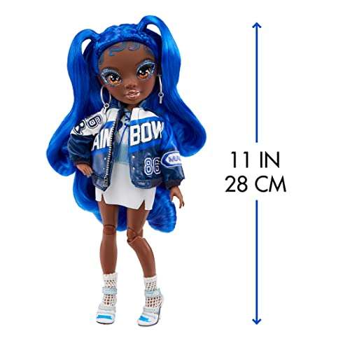 RAINBOW HIGH Coco VANDERBALT-Muñeca de Moda Azul Cobalto-Incluye 2 Vestidos Mix & Match con Accesorios-para niños de 6 a 12 años
