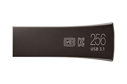 Pendrive Samsung MUF-256BE unidad flash USB 256 GB USB tipo A 3.2 Gen 1 (3.1 Gen 1) Gris