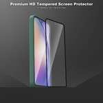 Funda Silicone para Samsung Galaxy A54 5G+Cristal Templado Protector,Carcasa Protectora Movil Silicona Ultra-Fina Gel Estuche - Verde Oscuro