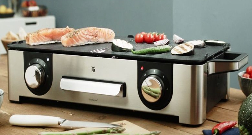 WMF SDA - Barbacoa maestra lono 2400 w - acero cromargan - mate - 16,5x35x66,5 cm