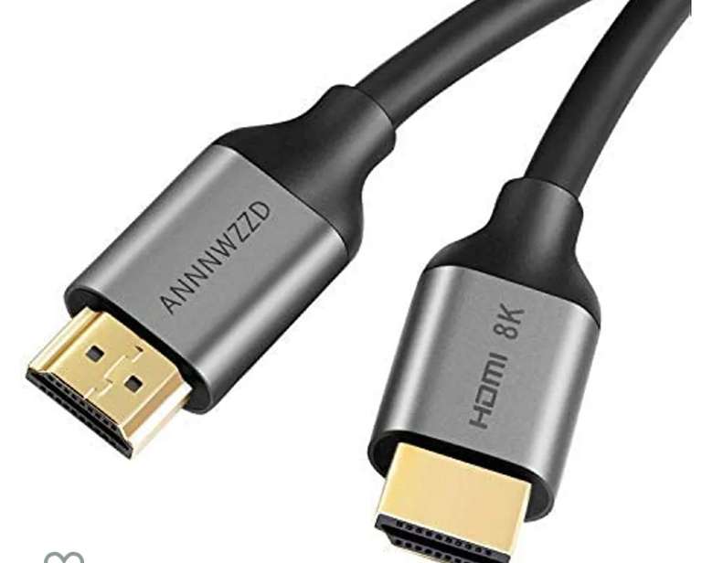 8K Cable HDMI 2.1 Ultra HD Cable HDMI,Real 8K Support 48Gbps 8K(7680x4320)@60Hz 4K@120Hz Dolby Vision