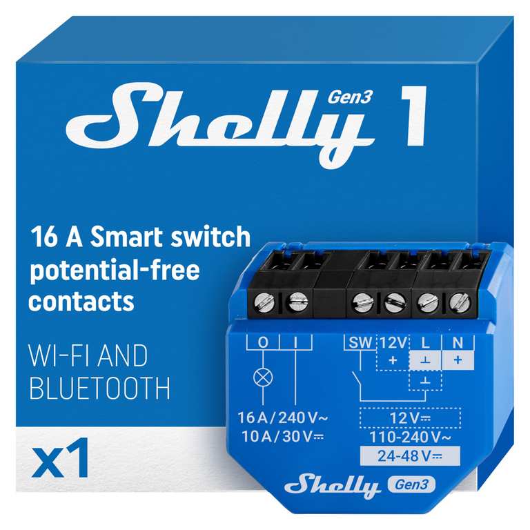 Imagen de Shelly Gen3 – Interruptor Intelige