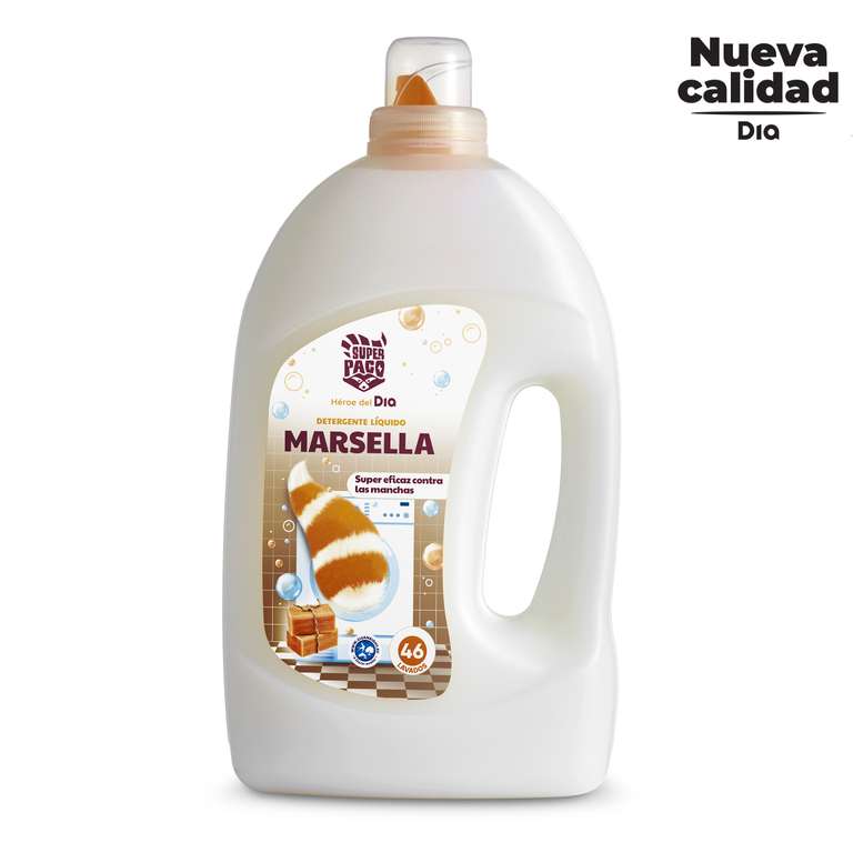 Detergente Marsella SuperPaco - DIA [ 0,06€ LAVADO ]