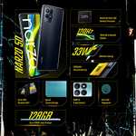 realme Narzo 50-4+128 GB Smartphone, Gran batería de 5000 mAh, Procesador Mediatek Helio G96, Pantalla ultra fluida de 120 Hz