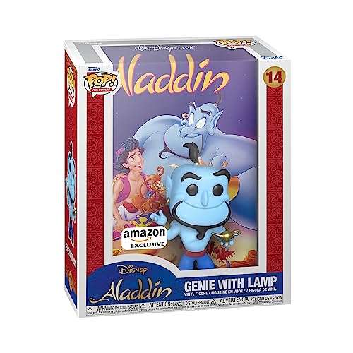 Funko Pop! VHS Cover: Disney - Aladdin - Exclusiva Amazon - Figura de Vinilo Coleccionable
