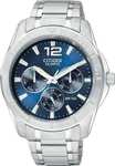 CITIZEN AG8300-52L Multifuncion con correa de acero inoxidable