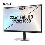 MSI Pro MP2422C Monitor Curvo Full HD de 23,6'', Panel VA 1500R 1920 x 1080, 100 Hz,