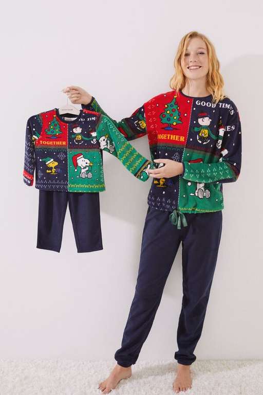 3x2 Pijama a juego Navidad (33% + 10% descuento, 5 euros en próxima compra por recogida en tienda)
