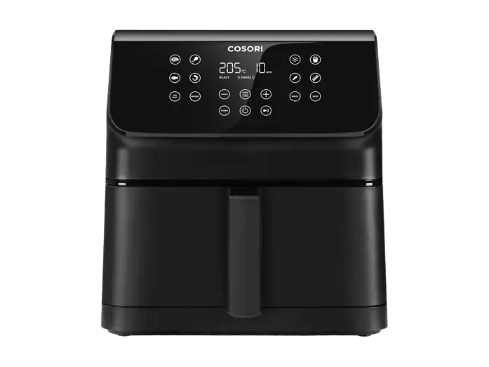 Freidora de aire - Cosori Premium II Chef Edition, Capacidad 6.2l, 1700 W, Temporizador, 12 Funciones, Negro