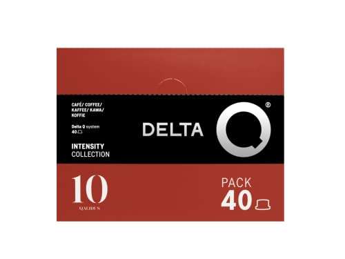 Delta Q Pack XL Qalidus - Café Cápsulas - Intensidad 10 - 40 Cápsulas (compra recurrente)