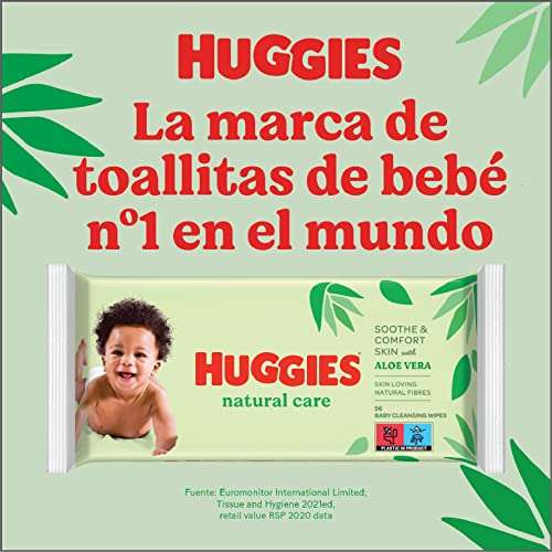 10 x Huggies Natural Care - Toallitas para bebé, 560 toallitas