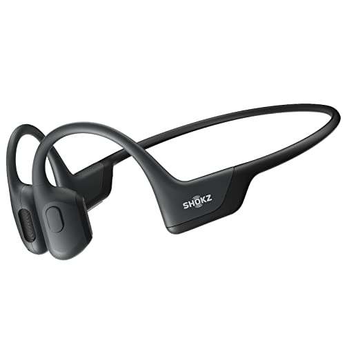 SHOKZ OpenRun Pro, Auriculares Conduccion Osea,Diseño Open-Ear,Auriculares Inalambricos Deportivos,Bluetooth 5.1, 10h Duración Batería