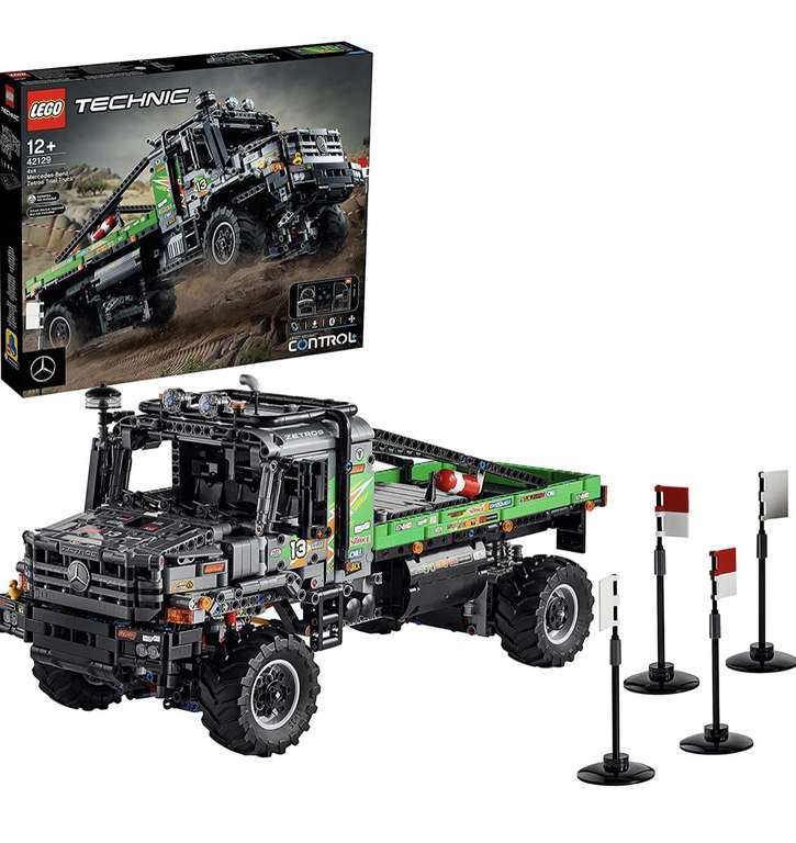 LEGO 42129 Technic 4x4 Mercedes-Benz Zetros Trial Truck Toy, RC Car, App-Controlled Motor Vehicles Series