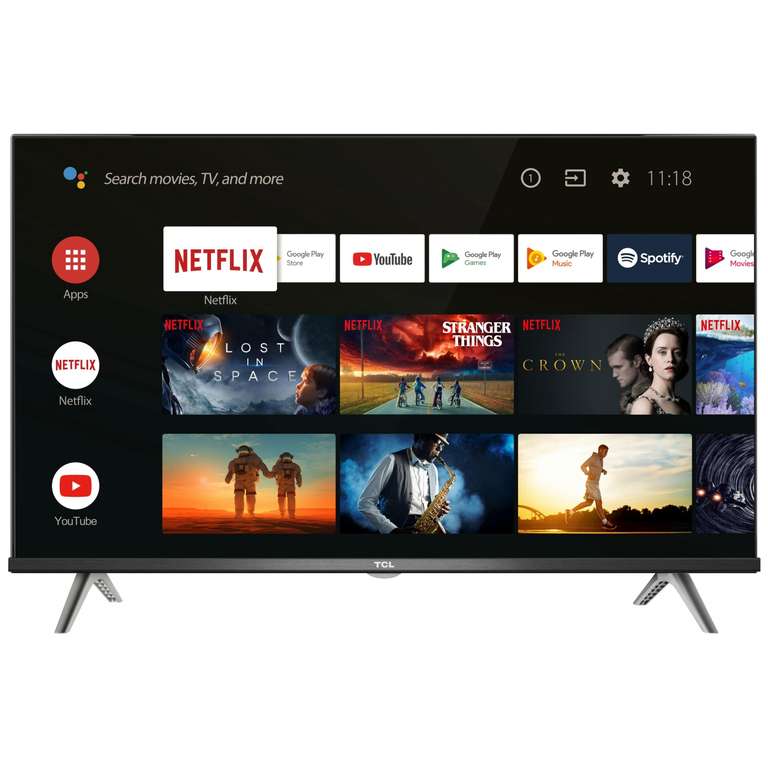 TV LED (32") TCL 32S613, HD, Android TV.