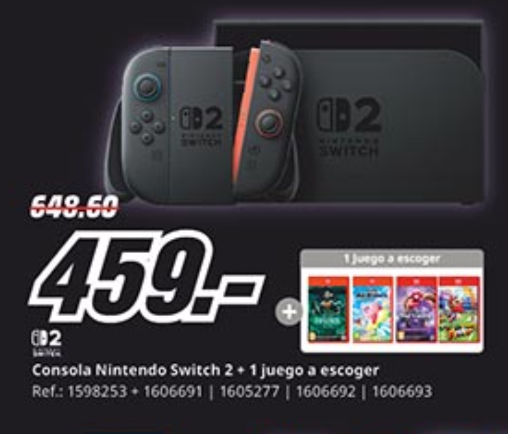 Nintendo Switch 2 + 1 juego TOTALMENTE GRATIS