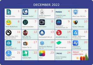 24 Software de Regalo [Calendario de adviento, Digiarty]
