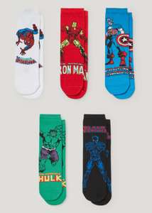 Pack de 5 - Marvel - calcetines tobilleros con dibujo