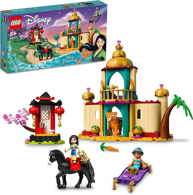 Castillo de Juguete Aventura de Jasmine y Mulán LEGO Disney Princess