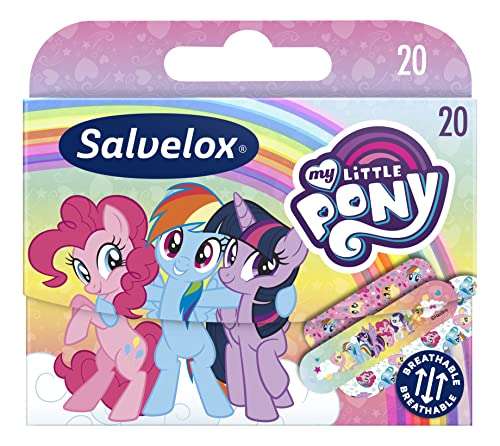 Salvelox | My Little Pony paquete de 20 apósitos flexibles y resistentes al agua