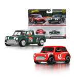 Hot Wheels Premium Car Culture Pack con dos vehículos a escala 1:64, parejas únicas, neumáticos Real Riders, / DMC Delorean a 11,99€