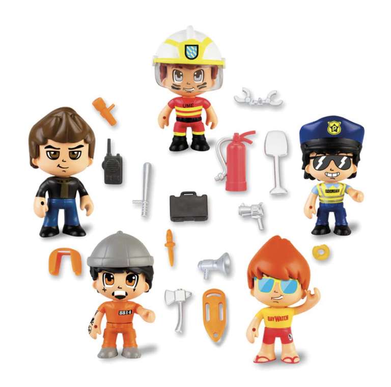 Pack 5 figuras Serie 2 PinyPon Action