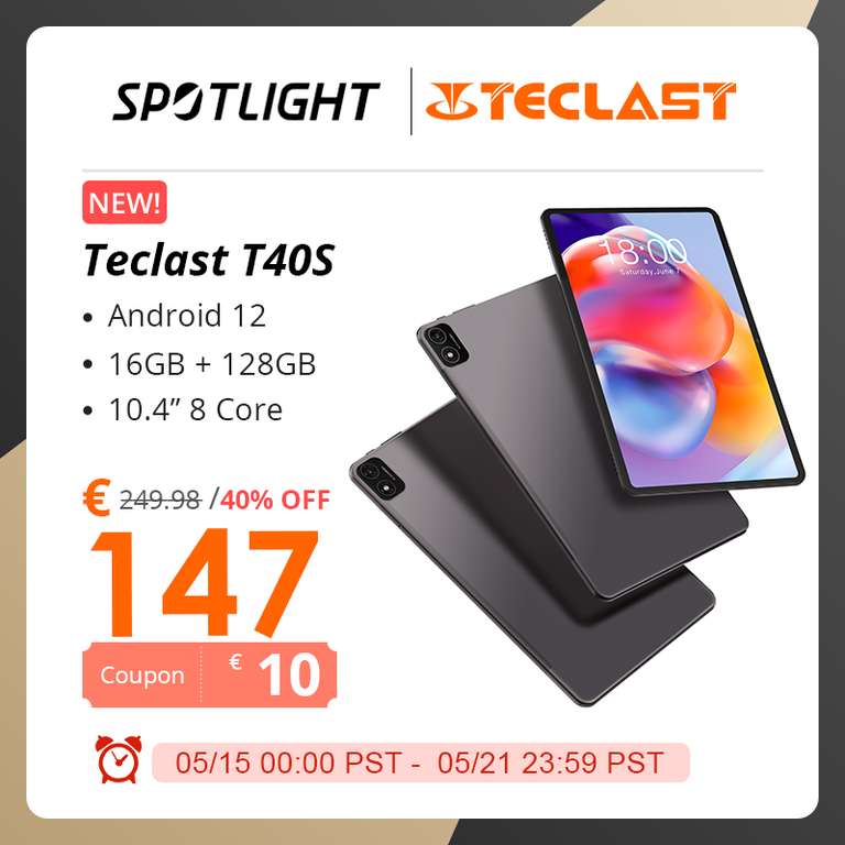 TECLAST T40S 16GB+ 128GB (desde España)