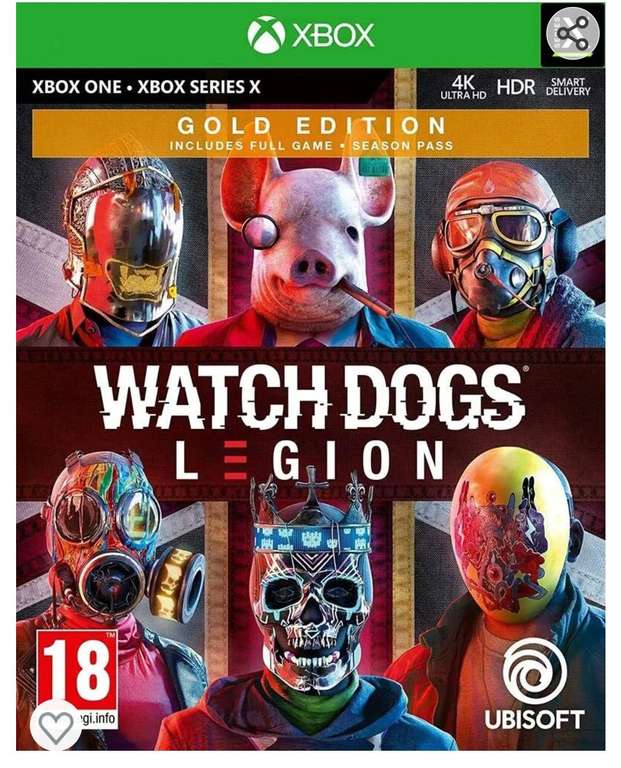 Watch Dogs Legion Gold Edition - Xbox One/Xbox Series X