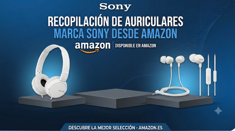 Recopilación auriculares Sony desde Amazon desde 5,79€