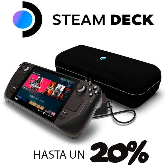 Steam Deck con rebajas de precio del 10 al 20%