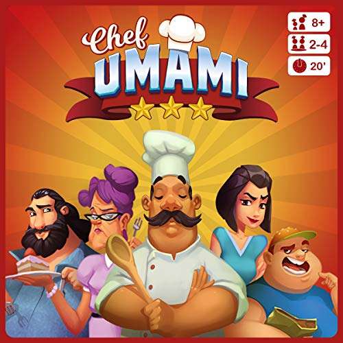 CHEF UMAMI – Juego de cartas sencillo y divertido para toda la familia, a partir de 8 años.