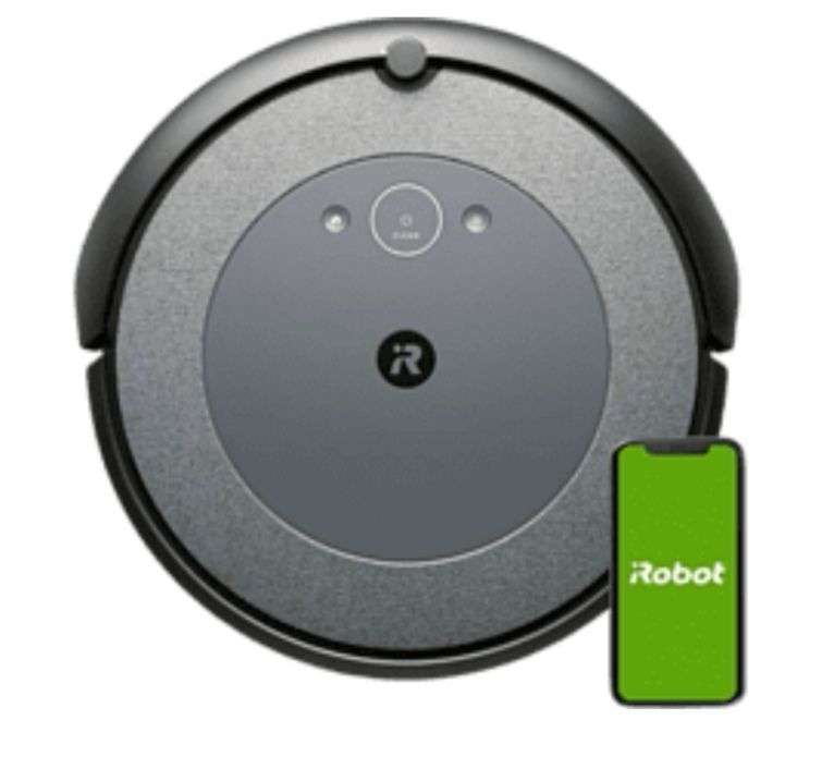Robot aspirador - iRobot Roomba i515440, 0.4 l, Autonomía 75 min, Tecnologia AeroForce, Control por voz, Negro