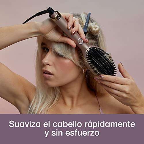 ghd glide Sunsthetic Collection - Cepillo eléctrico alisador de pelo con tecnología iónica, edición 2023, color bronce