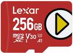 Lexar Play Tarjeta Micro SD 256GB, microSDXC UHS-I
