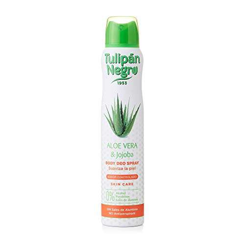 Tulipán Negro Desodorante Aloe Vera y Jojoba Spray, 200 Ml (Compra recurrente)