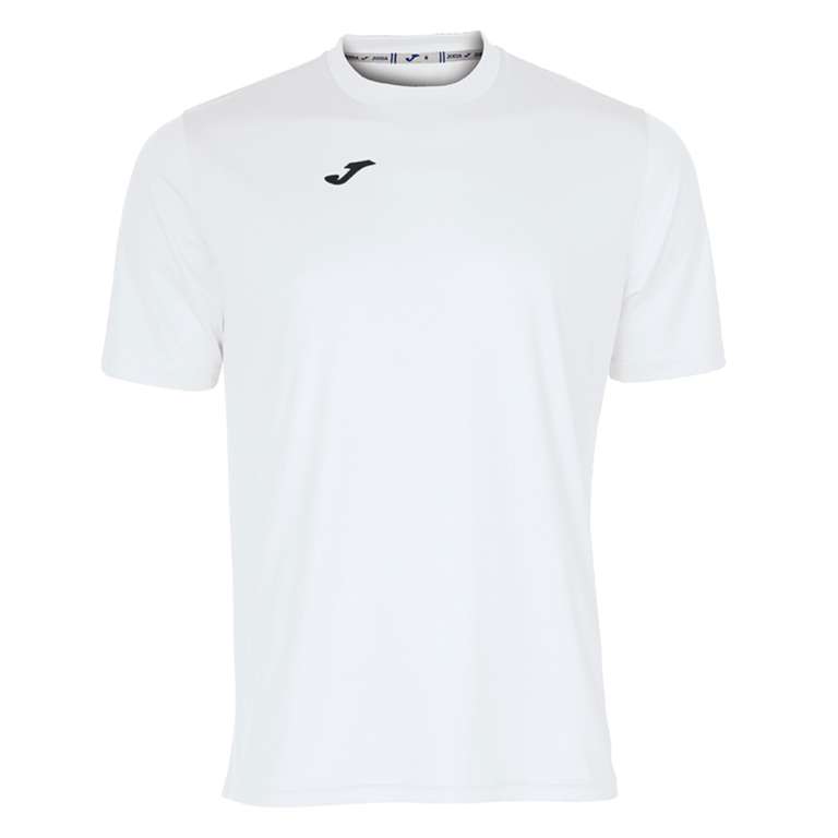 Joma camiseta de manga corta blanca(gastando 10 euros envío gratis)