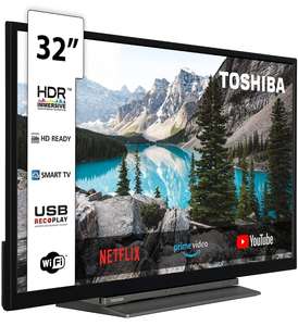 Toshiba 32WK3C63DG Smart TV 32" HD, ALEXA integrado. (Compatible con Alexa 185€)