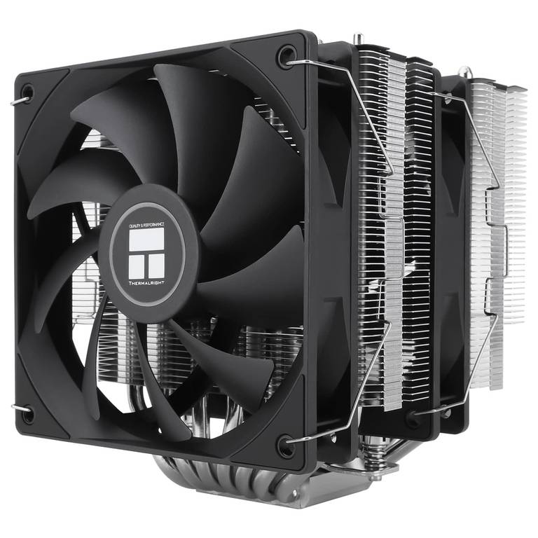 TR-Thermalright Phantom Spirit 120 SE Enfriador de CPU, Doble torre con 7 tubos de calor, Ventiladores Dual TL-C12B V2 PWM, para AM5/AM4,