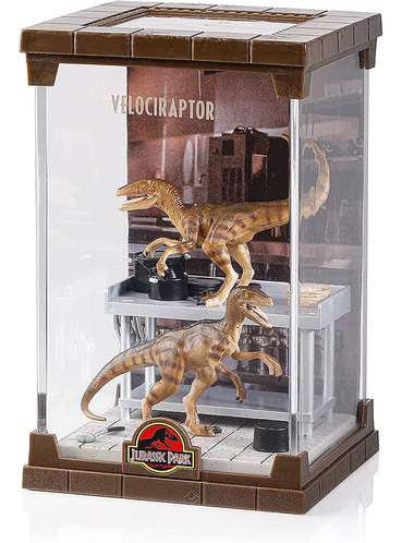 Figuras coleccionables Velociraptor, Dilophosaurus, Tiranosaurio Rex- Jurassic Park