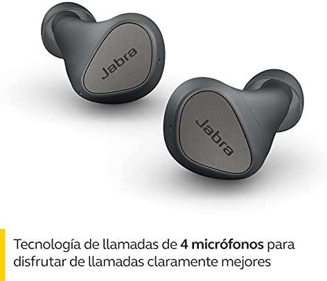 Jabra Elite 3 Auriculares Bluetooth, aislamiento de ruido, 4 micrófonos
