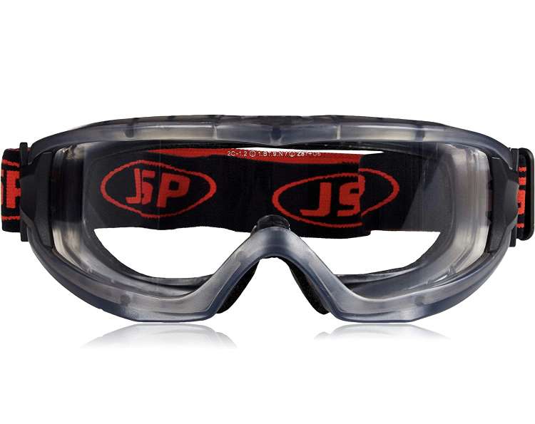 EVO Gafas de seguridad con lente óptica transparente y revestimiento antivaho