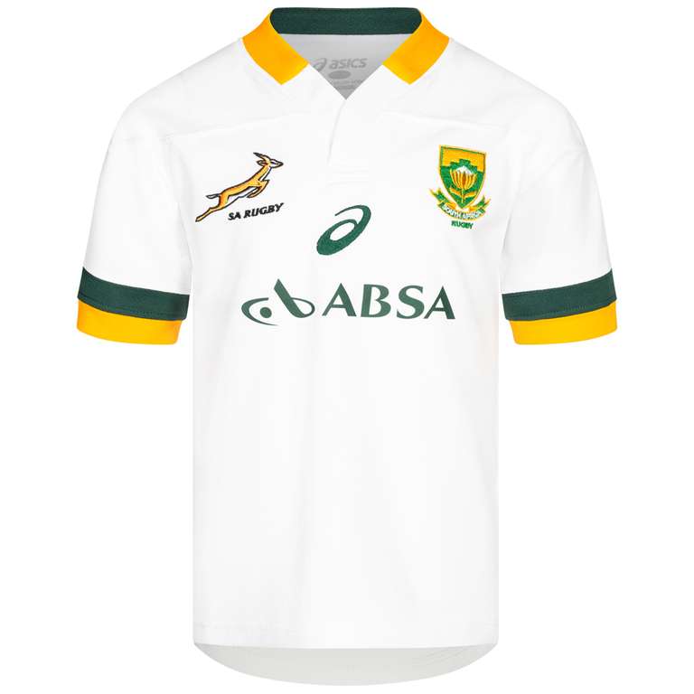 Sudáfrica Springboks ASICS Rugby Niño Camiseta de segunda equipación