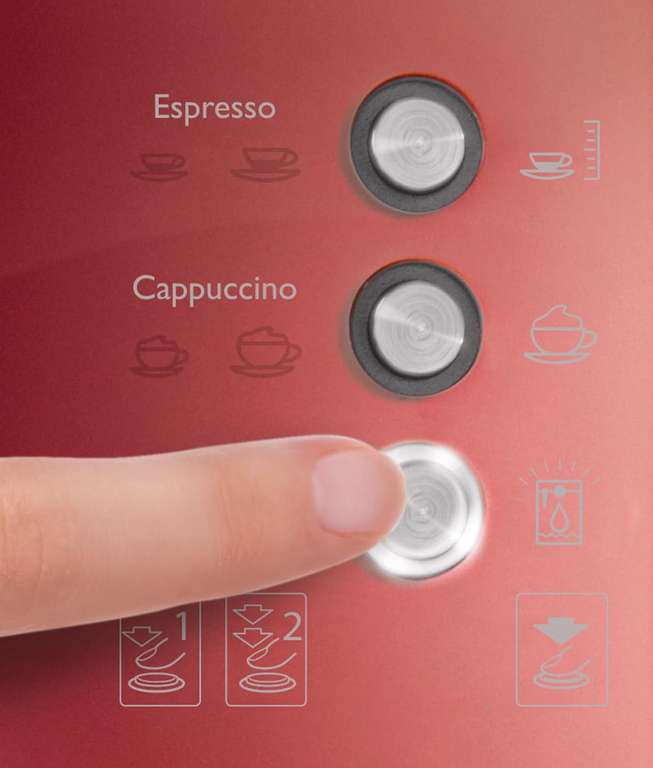 Cafetera para espresso, cappuccino y latte Breville PrimaLatte| Bomba italiana con 15 bar |Depósito para tratamiento de leche integrado
