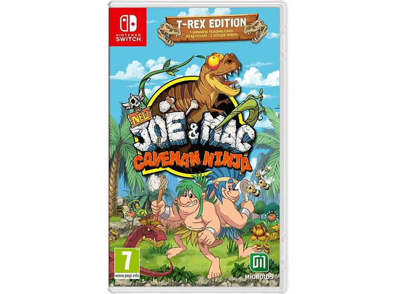Nintendo Switch New Joe and Mac Caveman Ninja, Edición T-Rex [Mediamarkt y Amazon]