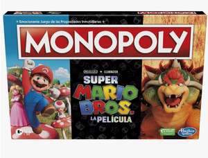 Monopoly película The Super Mario Bros. Versión en español - Juego de mesa - 8 Años+
