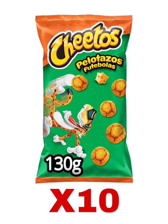 Cheetos Pelotazos, 130g | 1.20€ unidad comprando 10