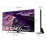 TV LED 139 cm (55'') LG 55QNED876QB 4K SmartTV WebOS 22, HDR Dolby Vision, HDR10, Dolby Atmos