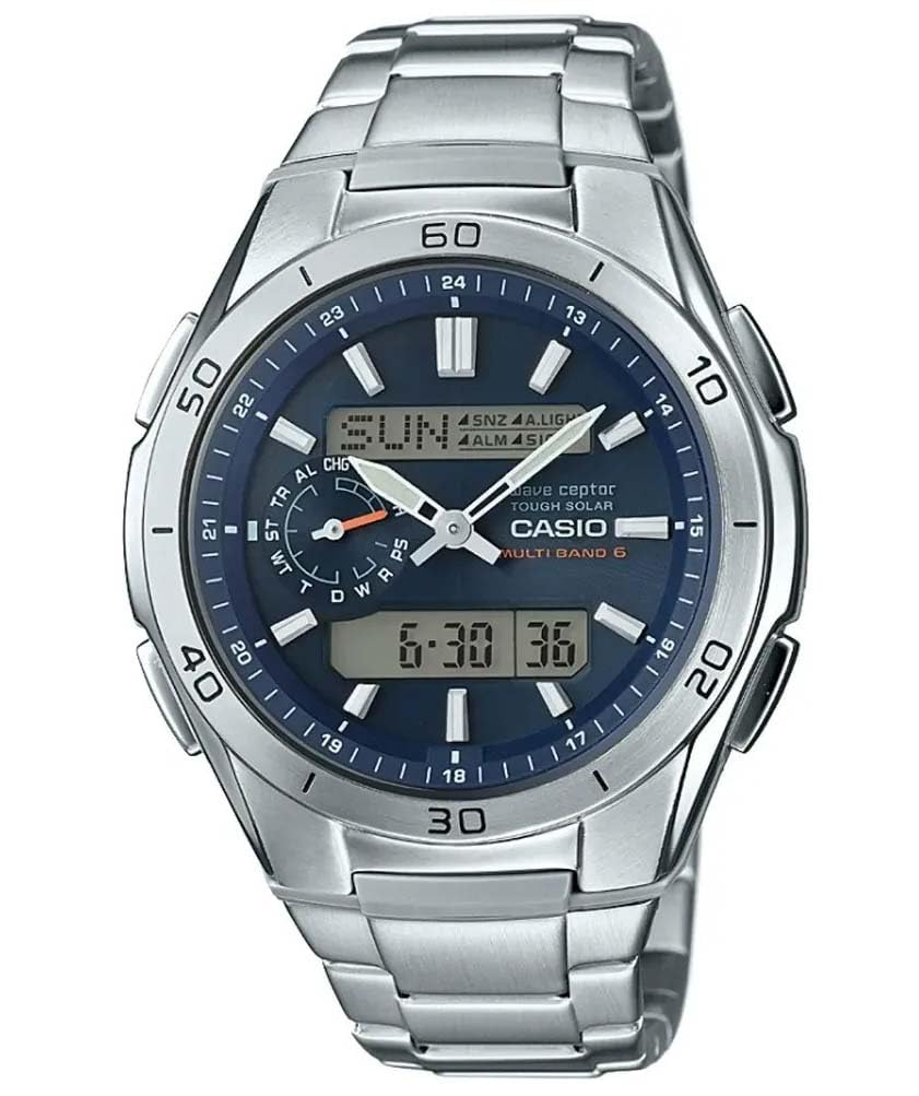 Reloj Casio Wave Ceptor tecnología de sincronización atómica y alimentación solar